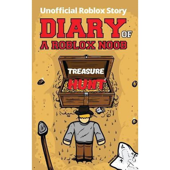 Pre-Owned Roblox Book 12: Diary of a Roblox Noob: Treasure Hunt (Paperback)