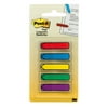 Post-it® Arrow Flags, Assorted Primary Colors, .47 in. Wide, 100/On-the-Go Dispenser, 1 Dispenser/Pack
