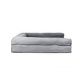 thumbnail image 3 of Cama para mascotas Furhaven de espuma de gel refrescante estilo sofá gris Jumbo (XL), 3 of 5