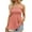 Pink tank tops for women, variant on Wycnly Tank Top for Women Plain Summer Square Neck Sleeveless T Shirts Beach Elastic Waist Flowy Swing Strap Chiffon Blouse Vest Black m Under $5