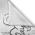 thumbnail image 3 of Ambesonne Inspirational Kitchen Curtains, Optimist Message, 55"x39", Black and White, 3 of 3