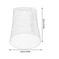 thumbnail image 2 of Minkissy 4pcs Breathable Plant Protector Mesh Cover Iron for Gardeners, 2 of 8