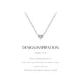 thumbnail image 2 of Heshpaws 925 collar en forma de corazón de plata esterlina, collar colgante de plata esterlina de Zirconia 5a de doble cara, regalo de Navidad para el aniversario de la mujer, con caja de regalo, 2 of 6