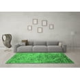 thumbnail image 3 of Ahgly Company Indoor Rectangle Oriental Green Industrial Area Rugs, 6' x 9', 3 of 4