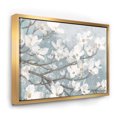 thumbnail image 1 of Blue on Grey Blossoms - Traditional Framed Canvas, 1 of 3