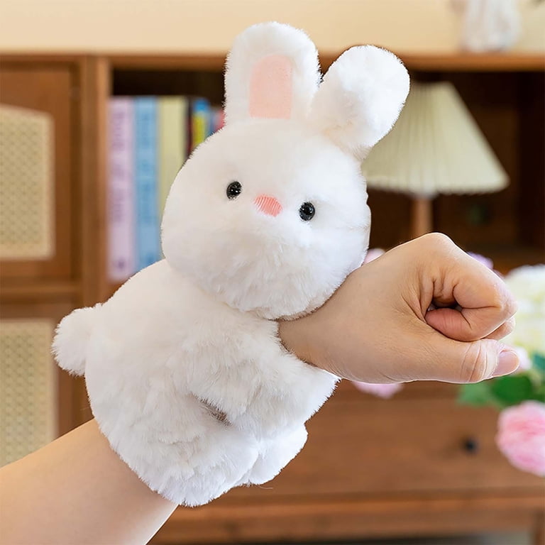 STPToys Stuffed Bunny Animal Slap Bracelets Plush Animal Slap