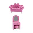 thumbnail image 1 of Caja de Joyería de 2 Uds, Mini Mueble, Sofá, Caja de Baratija, Contenedor para Mujeres Y Niñas, 1 of 8