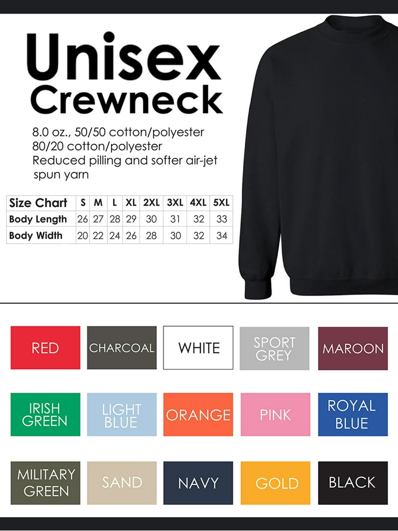 Gildan Crewneck Sweatshirt Unisex Sweatshirts Basic Casual