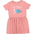 thumbnail image 3 of Inktastic 3rd Birthday Mermaid Party Girls Toddler Dress, 3 of 5