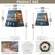 YAZAOO Table Lamp Creative Eiffel Evening Elegance Pattern Simple Pattern Night Light