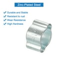 thumbnail image 3 of 10Pack Double Ear Hose Clamps, Adjustable 5-7mm Iron Zinc Plated, 3 of 4