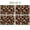 Pioneer Flower Floral Print Pattern-1, variant on Pioneer Flower Floral Print Pattern Linen-look Placemats Set Of 4, Outdoor Picnic Placemats Heat Resistant Gift Ideas for Housewarming Holiday Gifts,11.8" X 17.7"