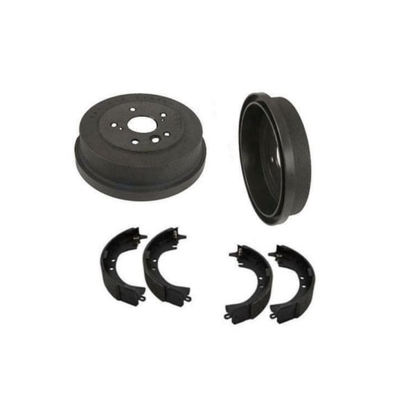 Brand Rear Left & Right Brake Drums & Brake Shoes For 96-00 RAV4 Base Rav 4