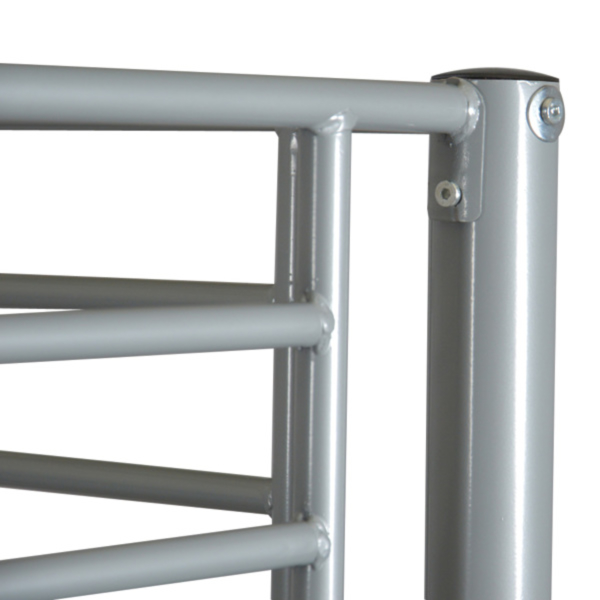 Alvantor Twin Over Twin Metal Bunk Bed with Safety Guard Rails and Ladder