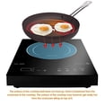 thumbnail image 4 of Megachef MC-1400 Portable 1400W Single Induction Cooktop with Digital Control Panel - Black, 4 of 5