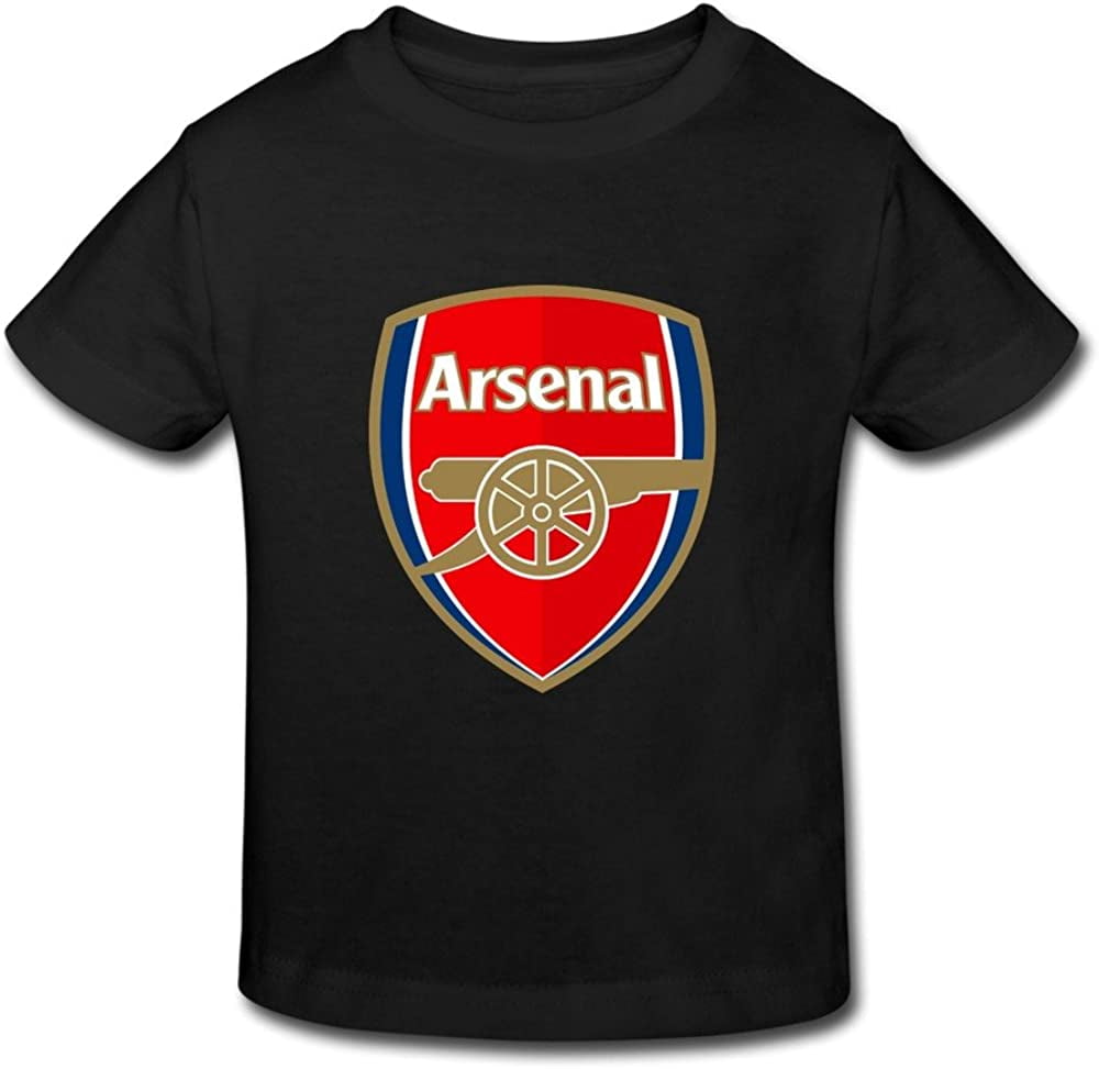 RenHe Toddler Funny Arsenal Logo T-shirts Size 2 Toddler Black RenHe Toddler Funny Arsenal Logo T-shirts Size 2 Toddler Black