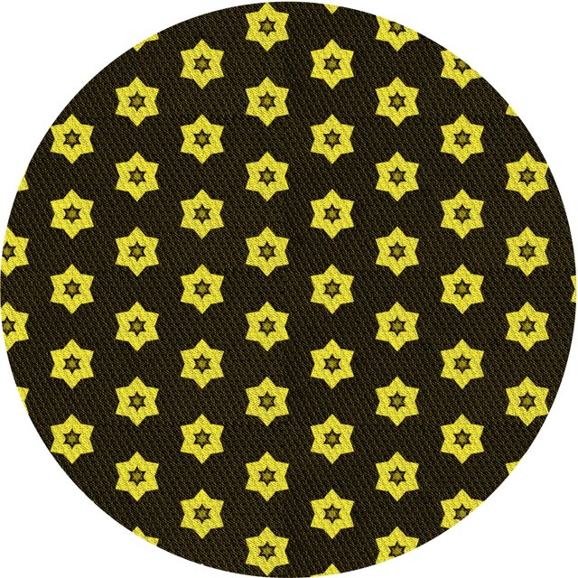 Ahgly Company Tapis d'Intérieur Rond Lavable en Machine Transitionnel Noir Nuit, 3 Pieds Rond