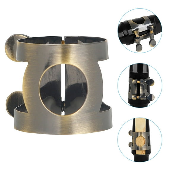 WHAMVOX Clarinet Repair Parts Mouthpiece Clamp Wind Instrument Friend Gift 3.5x3.5x2.7cm