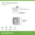 thumbnail image 3 of Symmons 5691STN15TRM Oak Shower Only Trim Package - Nickel, 3 of 7