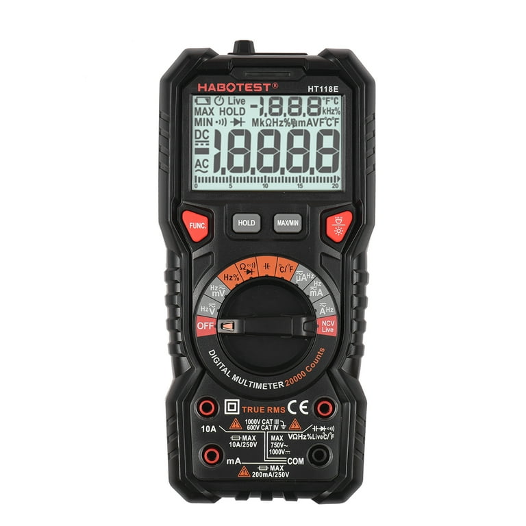 HABOTEST HT118E Digital Multimeter Auto Multi-meter 20,000, 58% OFF