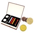 thumbnail image 1 of Kit de sellos de cera Sellos de cera clásicos con varillas de cera para tarjetas, sobres, invitaciones, paquetes de vino, cartas de boda, 1 of 9