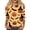 A010-Yellow, variant on Halloween Tshirts Women Plus Size 3/4 Sleeve Halloween Shirts Ghost Pumpkin Print Fall Holiday Halloween Tops