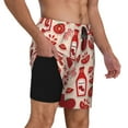 thumbnail image 3 of Fotbe Tomatoes Men’s Swim Trunks Quick Dry Swim Shorts Board Shorts with Mesh Lining-X-Large, 3 of 9