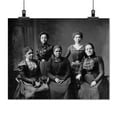 thumbnail image 2 of Print: 5 Female Negro Officers Of Women's League, Newport, Rhode Island, 2 of 4