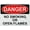 Warning Sign 3, variant on Metal Hanging Plate Horizontal Sign NO SMOKING OR OPEN FLAMES IN THIS AREA, Waterproof, Fade and Scratch Resistant, safety signs, equipment Warning signs, etc - DANGER SIGN Style 30x40cm