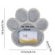 thumbnail image 3 of Marcador de tumba conmemorativa para mascotas con ranura para marco de fotos | Diseño de huella de pata para perros o gatos | Resina impermeable para exteriores e interiores | Lápida personalizada |, 3 of 6