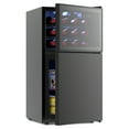 thumbnail image 5 of Northair 2-Door Wine Cooler and Freezer - 12 Bottle Wine Capacity and 1.3 Cubic Feet Freezer Capacity,  Perfect for Home or Office, 5 of 7