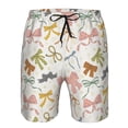 thumbnail image 3 of Sikiie Colorful Bow Knots1 Print Men's Beach Shorts, High Elastic Quick-drying Shorts - with Drawstring and Slip Pockets, Suitable for Beach, Sports, Vacation-Medium, 3 of 6