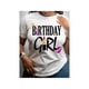 thumbnail image 1 of Birthday Girl Letter Print T-shirt, Short Sleeve round Neck Casual Top Summer and Spring, Women's Clothing, 1 of 7