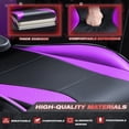 thumbnail image 6 of Homall Gaming Chair Office Chair High Back Racing Computer Chair PU Leather Adjustable Seat Height Swivel Chair Ergonomic Executive Chair with Headrest, Purple, 6 of 8