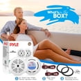 thumbnail image 2 of Altavoces marinos Pyle PLMR61W, 6.5 pulgadas, 120 W, impermeables, 1 par, 2 of 8