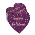 thumbnail image 1 of Inkdotpot Real Rose Gold Foil Happy Holiday Tag Favor Hang Paper Tag 100 Pieces, 1 of 6