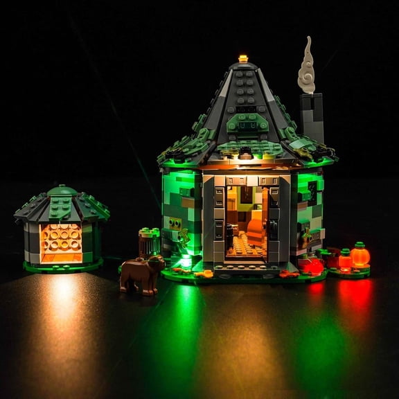 Upgraded Led Light Kit for Lego Hagrid's Hut: an Unexpected Visit Building Set, Compatible with Lego 76428 (Model Not Included)