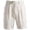 Beige*, variant on Men's Shorts Casual Solid Color Stretch Waistband Business Casual Elastic Waist Summer Daily Wear Chic Holiday Shorts