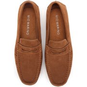 Mio Marino Threaded Band Suede Loafers for Men