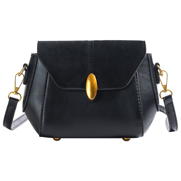 Bolso Sillín Elegante para Mujer Hombro PU Con Asa Superior Gran Capacidad