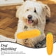 thumbnail image 2 of KAKOWELY Juguete chirriante para mascotas con forma de maíz horneado, juguete para morder para perros, juguete para limpiar los dientes de cachorros, juguete de látex para molares de perros., 2 of 5