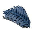 thumbnail image 2 of Leaveforme Hair Claw Clip Easy to Use Leaf Shape Matte Smooth Fasten Tightly Hair Clamp for Daily Wear, 2 of 8