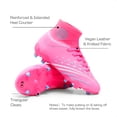 thumbnail image 4 of Dream Pairs Kids High Top Soccer Shoes Boys Girls Youth Firm Ground Football Cleats Outdoor Training Athletic for Little/Big Kid, 4 of 6