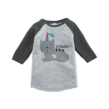 

7 ate 9 Apparel Kids Cat Unicorn Grey