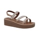 thumbnail image 2 of Sandalias NOMADAS Mujer Suela Alta Comodas Correa rosa 23, 2 of 4