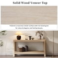 thumbnail image 4 of Noble House Modern Farmhouse Console Table, Elegant Minimalist Design,Natural, 4 of 10