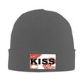 thumbnail image 2 of ZICANCN Romantic Red Lip Kiss Knit Beanie Hat , Winter Cap Soft Warm Classic Hats for Men Women Deep Heather, 2 of 8