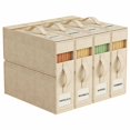 thumbnail image 5 of WHEANG Sheet Organizers For Linen Closet Queen Size Bedding Storage With Clear Window Foldable Linen Organizer For Blankets Sheet Sets Beige, 5 of 5