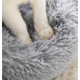 thumbnail image 5 of Perrera para perros CHAO Redonda de piel Larga para mascotas Gris Oscuro XS, 5 of 5