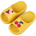 thumbnail image 1 of Zapatillas de frutas para niñas y niños, zapatillas de baño para niños, sandalias deslizantes de verano, zapatos de agua para piscina de playa (niño pequeño/pequeño/grande) amarillo Sincero Hogar, 1 of 6